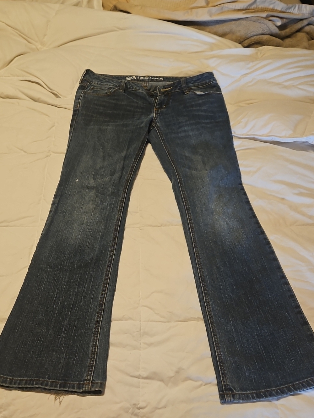 Bullhead Dark Blue Flared Jeans